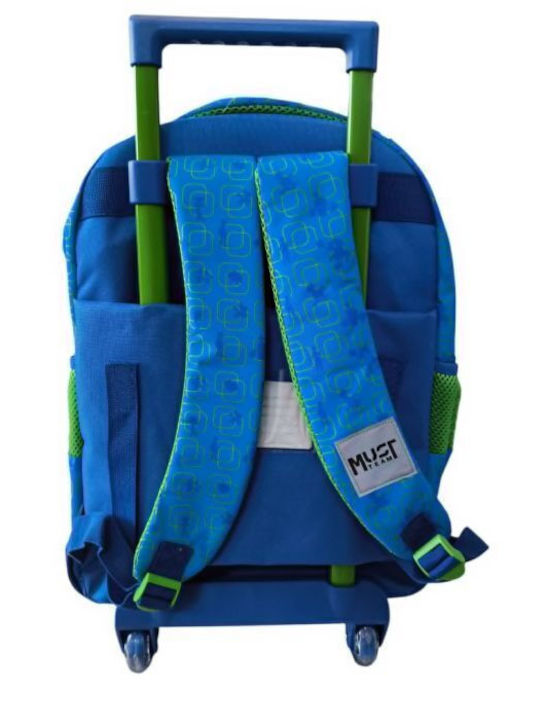 Must Team School Trolley Bag Elementary With Water Bottle Holder 30 Litre