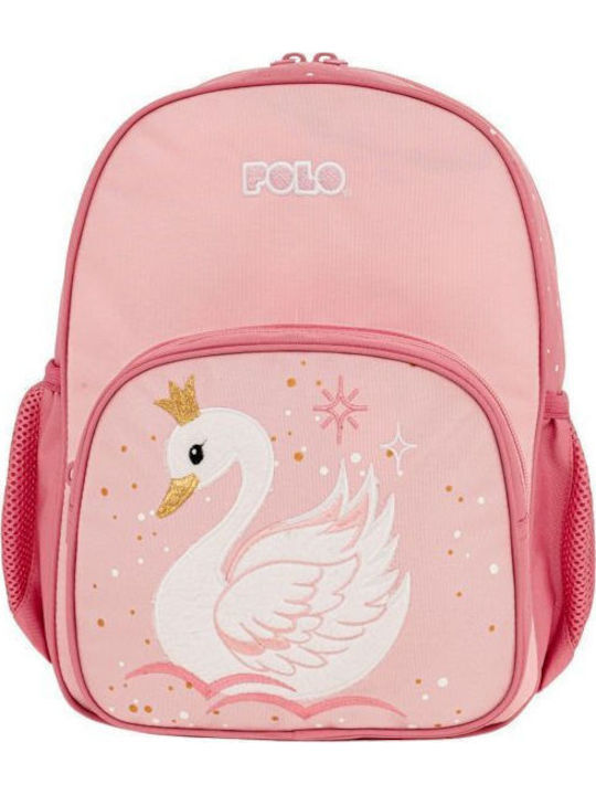 Polo Junior Fizz School Backpack Kindergarten With Water Bottle Holder Swan 10 Litre 24 x 13 x 32 cm 2026