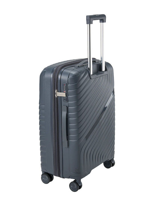 RCM Hard Graphite Travel Suitcases Set 3pcs