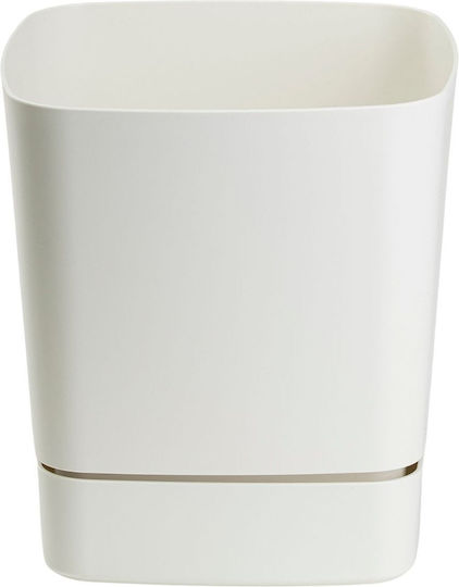 HowHomely Concrete Flower Pot Cream HowHomely Concrete Flower Pot Cream