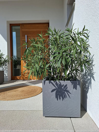 HowHomely Concrete Gray Flower Pot 40x40cm