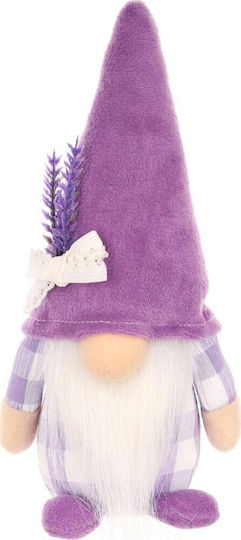 Saska Garden Christmas Plastic Figure Purple Dwarf Height 20cm