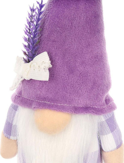 Saska Garden Christmas Plastic Figure Purple Dwarf Height 20cm