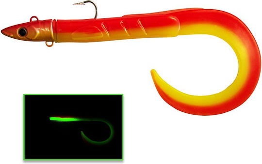 Soul Lures Snipe Eel Momeli Artificiale 160gr #15 Khaki - Verde Luminos