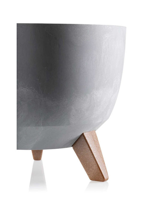 HowHomely Γλάστρα Τσιμεντένια Gray 24x15εκ.