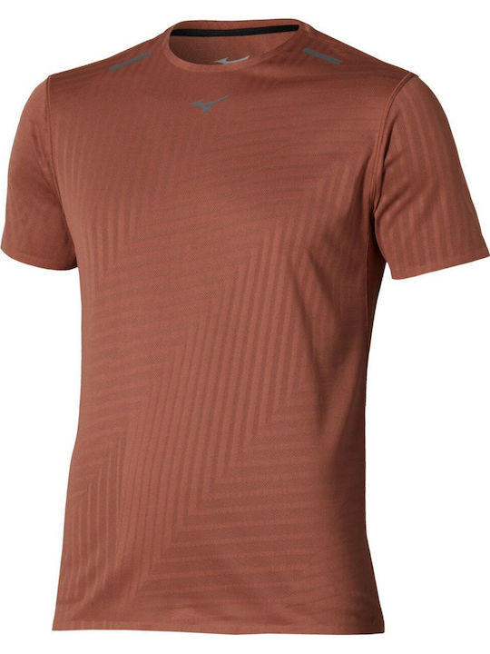 Leichtes Sportliches T-Shirt Kupferbraun