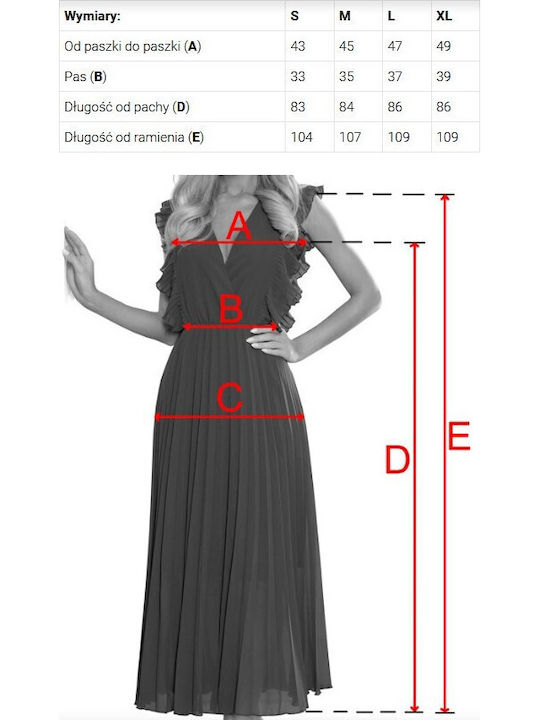 Summer Midi Dress for Wedding - Christening with Lace Blue