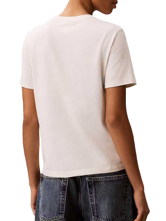 Calvin Klein Tricou Ecru