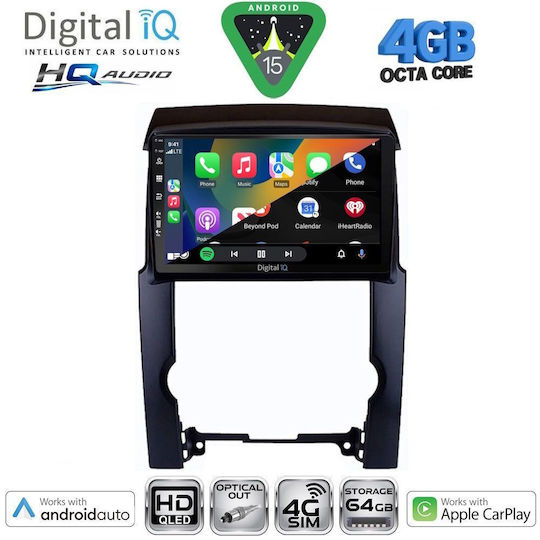 Digital IQ Car Audio System for Kia Sorento 2009-2014 (Bluetooth/USB/WiFi/GPS/Apple CarPlay/Android Auto) with 10" Touch Screen