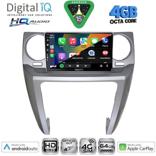 Digital IQ Car Audio System for Land Rover Discovery 2004-2009 Bluetooth USB WiFi GPS Apple CarPlay Android Auto with 9" Touch Screen