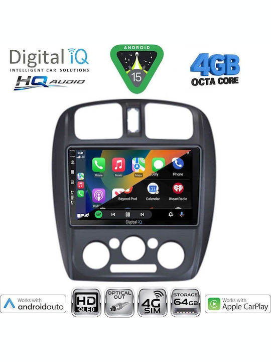 Digital IQ Car Audio System for Mazda 323 1998-2004 Bluetooth USB WiFi GPS Apple CarPlay Android Auto with 9" Touch Screen