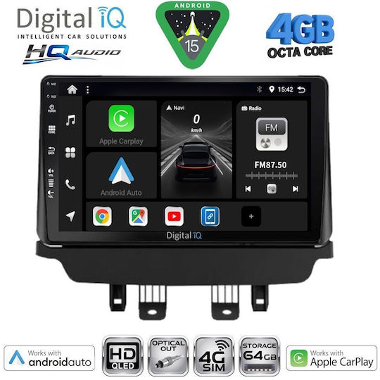 Digital IQ Автомобилна Аудио Система за Mazda CX-5 2013-2017 (Bluetooth/USB/Wi-Fi/GPS/Apple CarPlay/Android Auto) с Touch Screen 10"