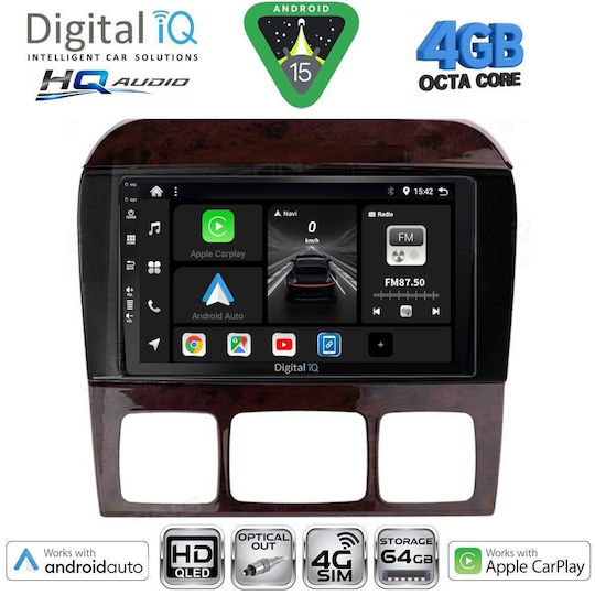 Digital IQ Автомобилна Аудио Система за Mercedes-Benz Vito / Viano 2003-2007 (Bluetooth/USB/Wi-Fi/GPS/Apple CarPlay/Android Auto) с Touch Screen 10"