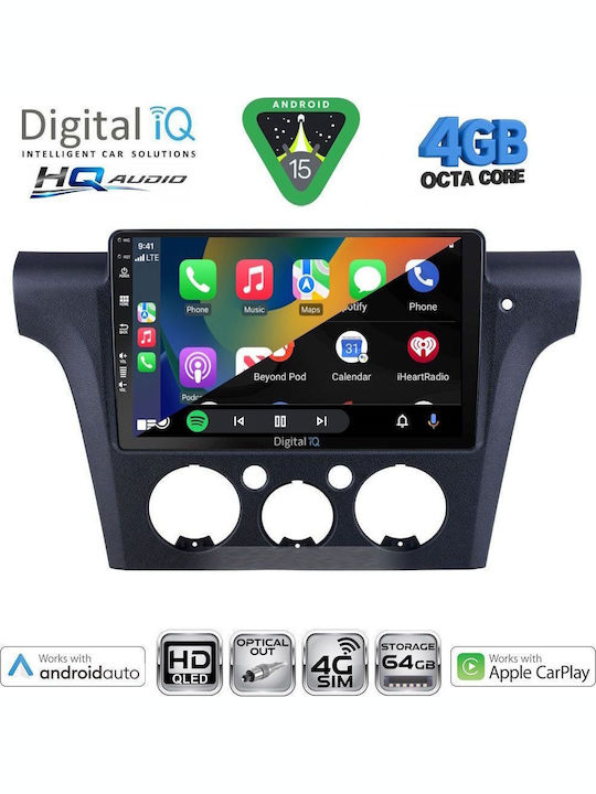 Digital IQ Car Audio System for Mitsubishi Outlander 2020-2022 Bluetooth USB WiFi GPS Apple CarPlay Android Auto with 10" Touch Screen