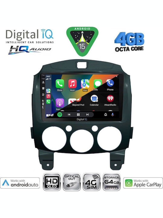 Digital IQ Car Audio System for Lexus NX 2014-2022 (Bluetooth/USB/WiFi/GPS/Apple CarPlay/Android Auto) with 9" Touch Screen