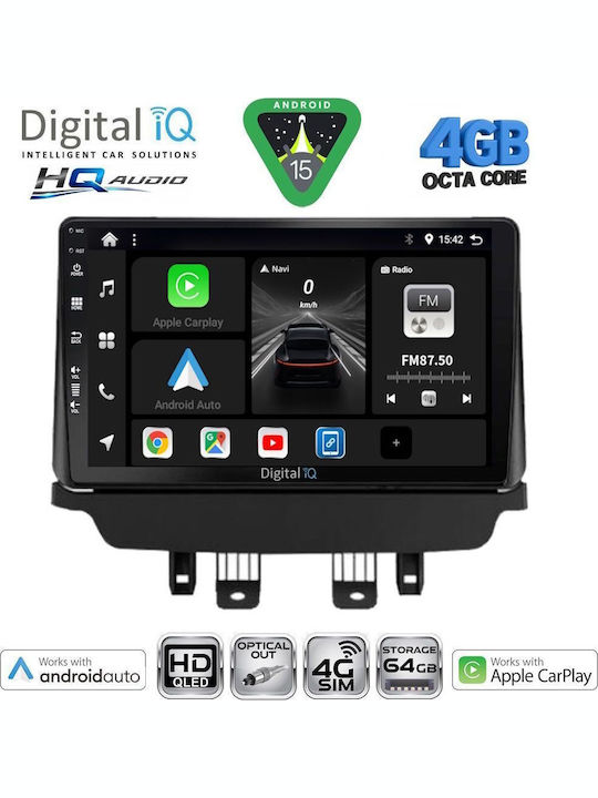 Digital IQ Car Audio System for Lexus NX 2014-2022 (Bluetooth/USB/WiFi/GPS/Apple CarPlay/Android Auto) with 9" Touch Screen