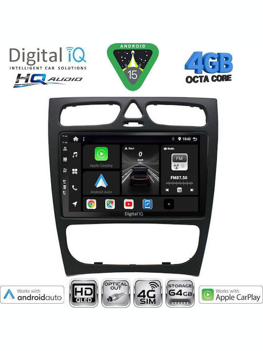 Digital IQ Car Audio System for Mercedes-Benz Sprinter / Vito 2007-2020 Bluetooth USB WiFi GPS Apple CarPlay Android Auto with 9" Touch Screen