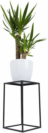 HowHomely Suport Pentru Plante Negru 24x24x40cm
