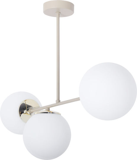 Light Home Висящо Осветително Тяло Златисто с Цокъл E14