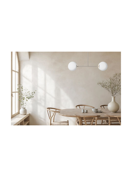 Light Home Κρεμαστό Φωτιστικό Χρυσό με Ντουί E14
