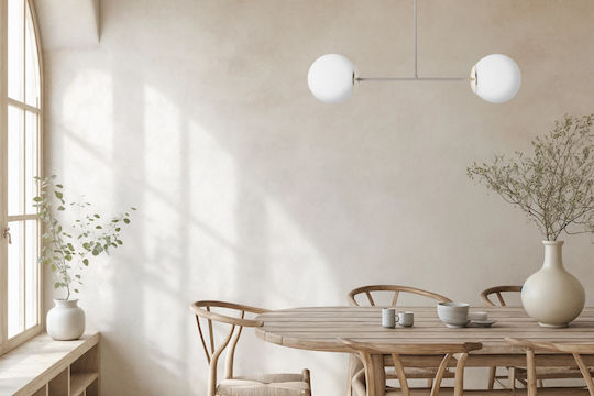 Light Home Висящо Осветително Тяло Златисто с Цокъл E14