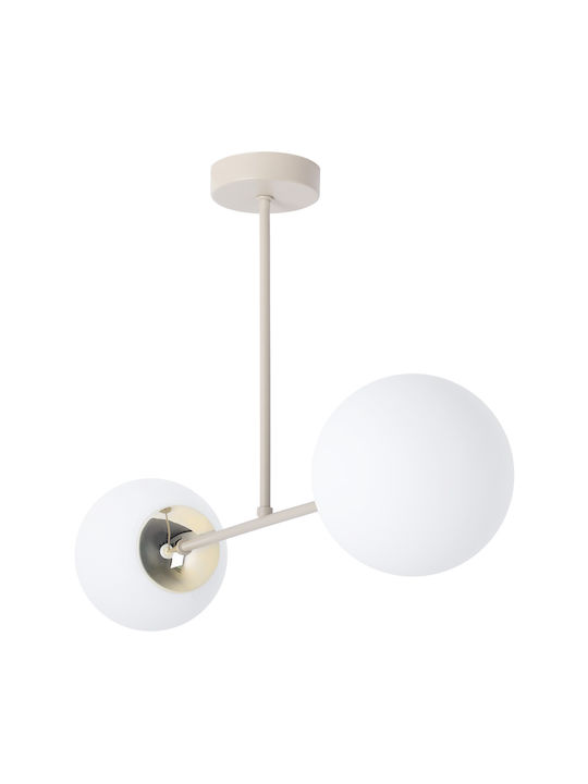 Light Home Κρεμαστό Φωτιστικό Χρυσό με Ντουί E14