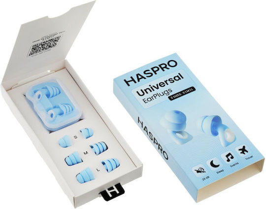 Haspro Силиконови Отоапарати В Син Цвят 2 Броя