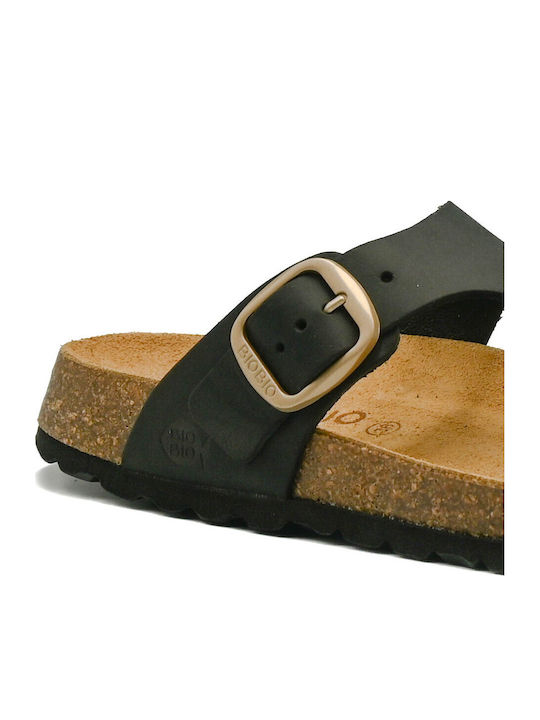 Leather Women's Anatomic Black Sandals