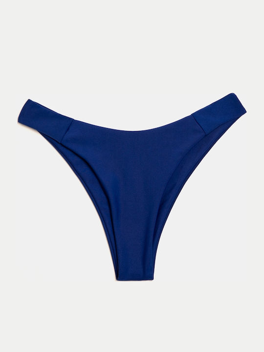 Set Bikini Triangel 2 Slip Indigo Größe L Dunkelblau