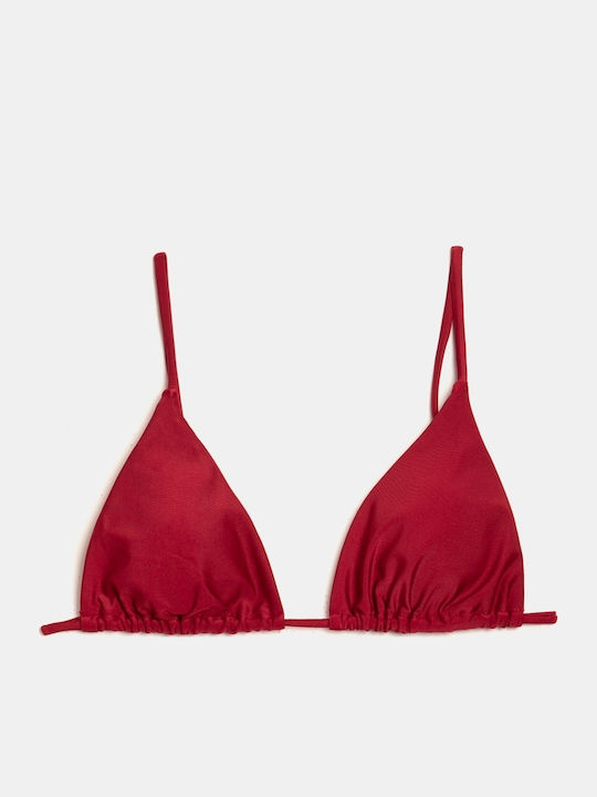 Bikini-Set Triangel 2 Slip Burgundisch Größe S