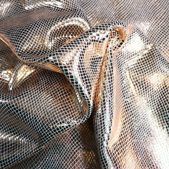 Embossed Leather Metallic Snake Gold 1.94-2.3m² Sewing Box