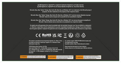 Hyperkin Competitor Ενσύρματο Gamepad για PC / Xbox One / Xbox Series Χρυσό
