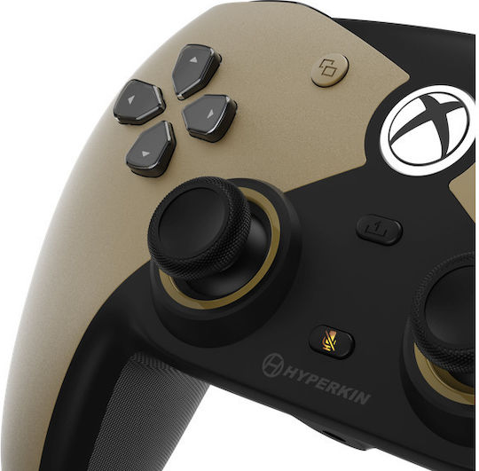 Hyperkin Competitor Ενσύρματο Gamepad για PC / Xbox One / Xbox Series Χρυσό