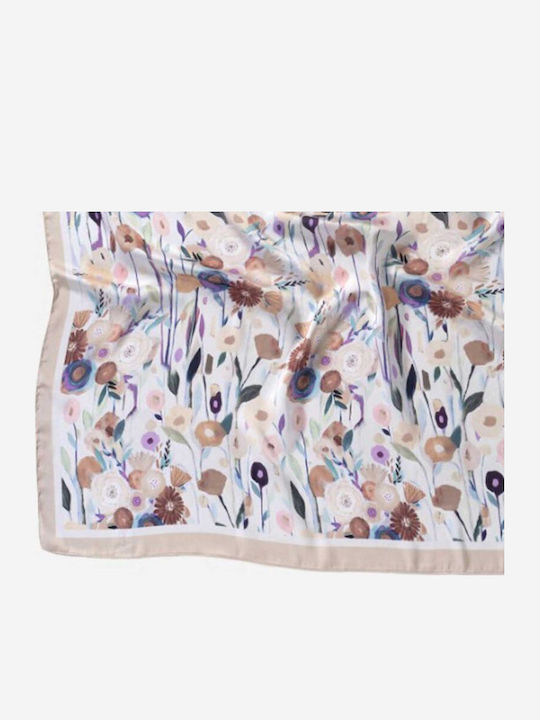 Phymi Women's Silk Shawl Beige