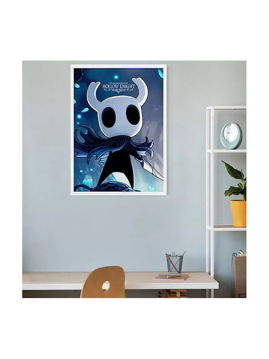 Gaming Poster Hollow Knight Knight Gm2341 40cm X 50cm Κορνίζα Καφέ Ξύλου