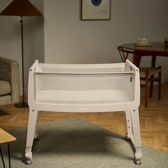 Snuz Babywiege Snuzpod Studio mit Matratze und Rädern Weiß