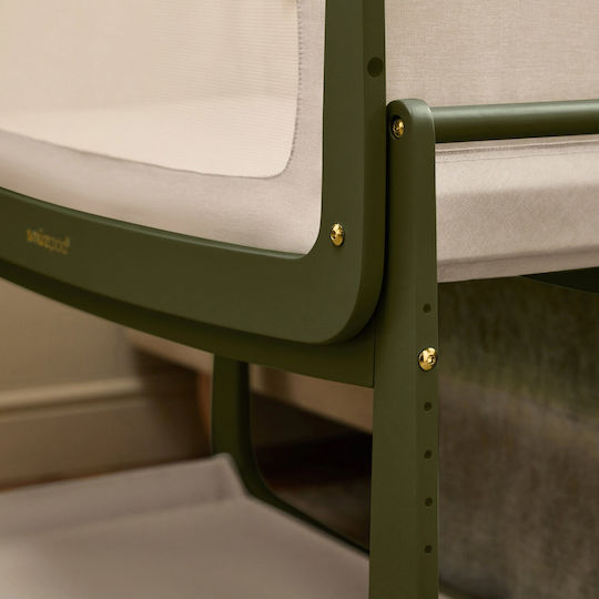 Snuz Babywiege Snuzpod5 mit Matratze und Rädern Grün
