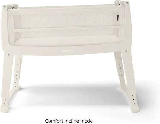 Snuz Babywiege Snuzpod Studio mit Matratze und Rädern Weiß