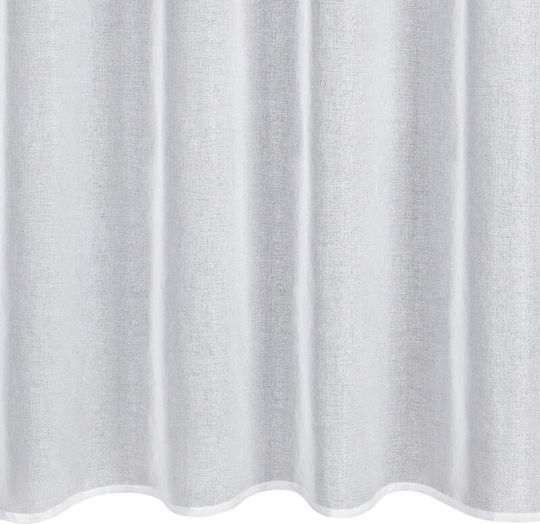 Eurofirany Κουρτίνα με Τρουκς Lena White 250x350εκ.