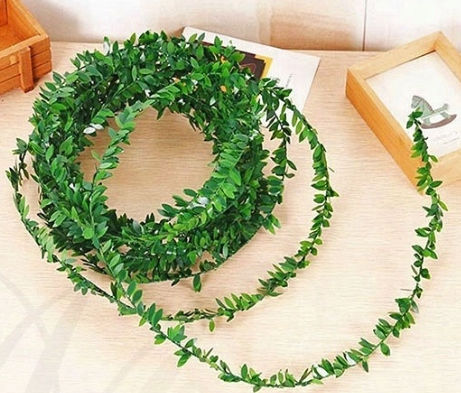 Boxwood Ivy Garland Green Leaves 7.5m