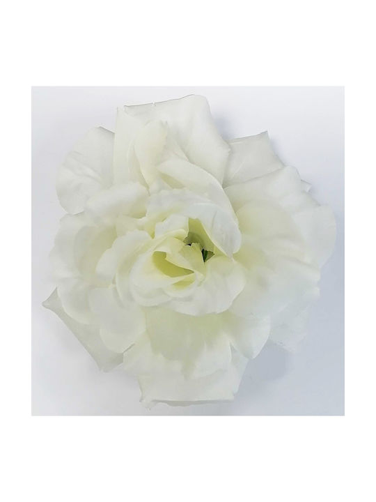 Künstliche Rosenblumen Kopf Creme Dekorative