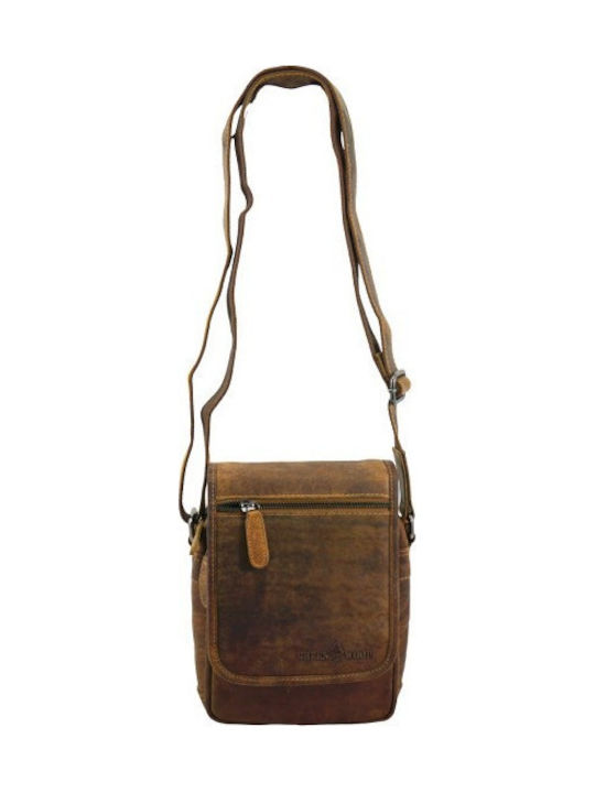 Herren Tasche Schulter Crossbody Tabac Braun