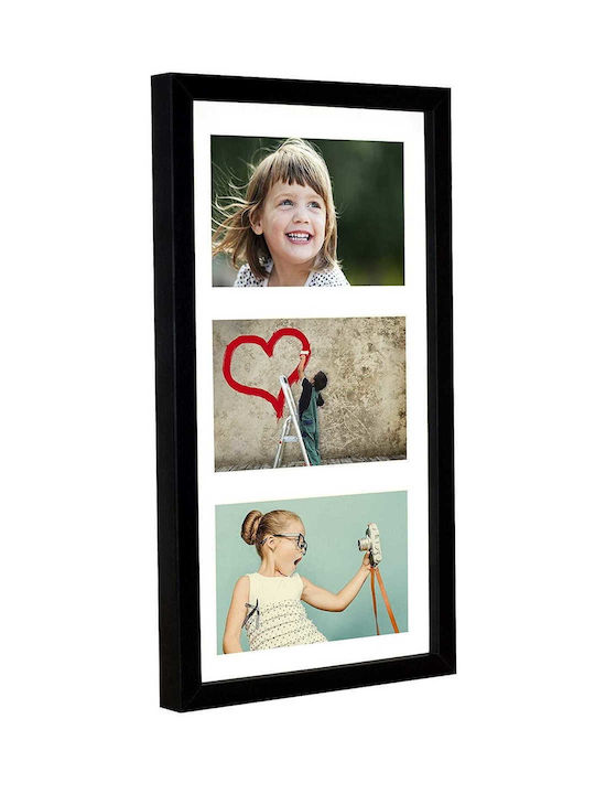 BD art Rame Foto Multi Montare Pe Perete 3 Fotografii Din Lemn Cu Ramă Neagră