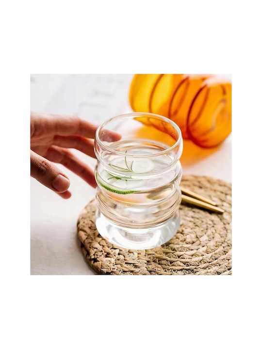 ecarla Ποτήρι Καφέ/Freddo από Γυαλί σε Καφέ Χρώμα 320ml