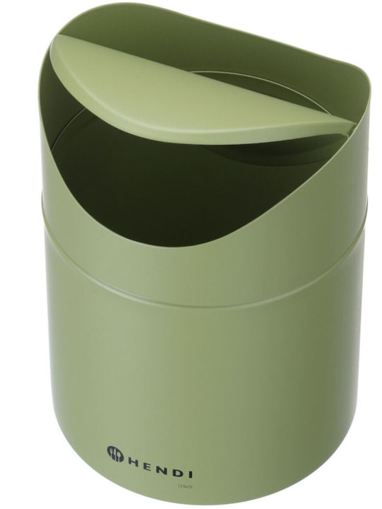 Hendi Metallischer Badezimmer Behälter 1.2l Grün