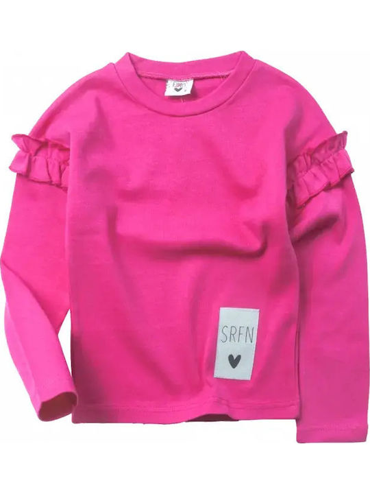 Kinderbekleidungssets mit Hosen Sommer 2Stück Fuchsia