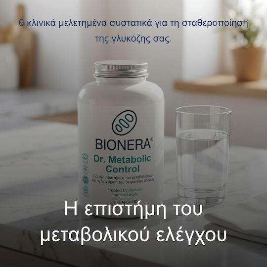 Bionera Συμπλήρωμα για την Υποστήριξη του Μεταβολισμού & τη Διαχείριση του Σωματικού Βάρους 270 κάψουλες