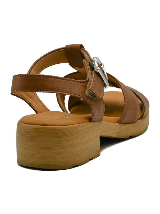 Leather Anatomic Brown Sandals