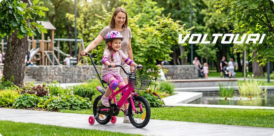 Voltouri 14" Παιδικό Ποδήλατo BMX Φούξια