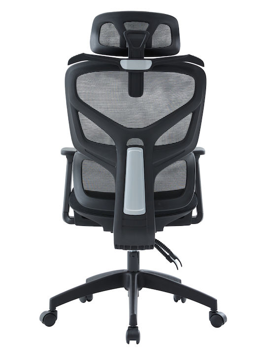 HomeMarkt Apex Office Chair With Adjustable Arms Black